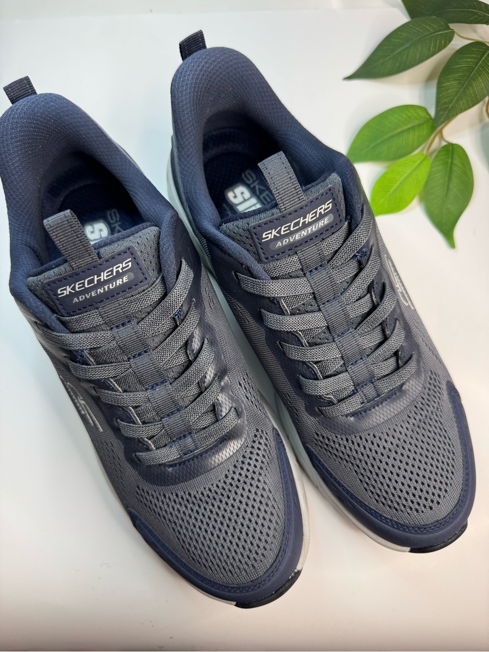 Skechers Adventure Men’s Navy Gray Athletic Sneakers
